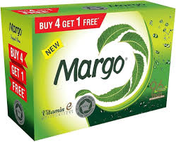 Margo Original Neem Soap 100g X 5 | Powered With Goodness of 1000 Natural Neem Leaves | Soap for Clear and Beautiful Skin | Infused with Vitamin E for Moisturising